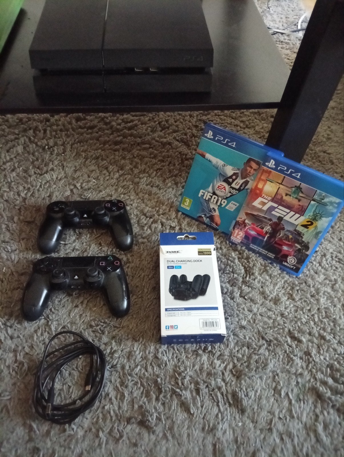 ps4 pakket, Met 2 controllers, Ophalen of Verzenden, Zo goed als nieuw, Original