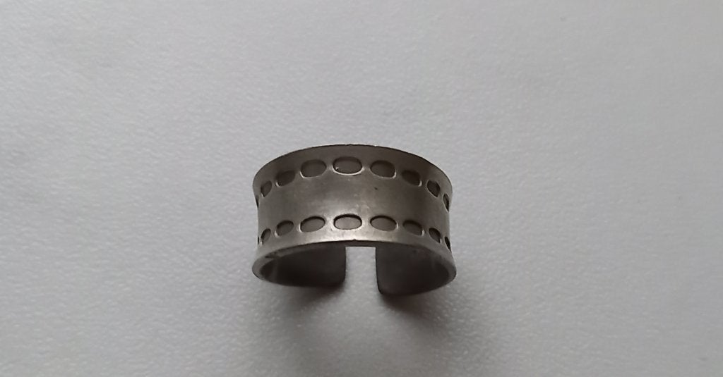 Vintage Jorgen Jensen - Denmark- Pewter Ring, Overige materialen, Gebruikt, Verzenden, Dame