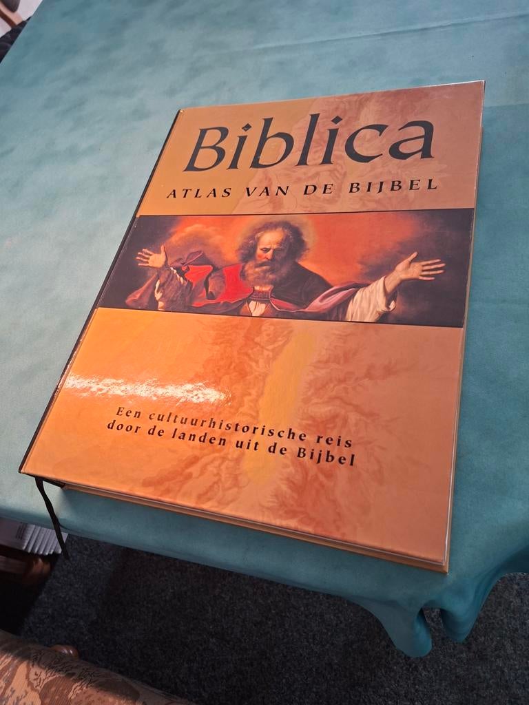 Biblica: Atlas van de Bijbel - Als nieuw met hoes, Boeken, Ophalen of Verzenden, Zo goed als nieuw, Christendom | Katholiek
