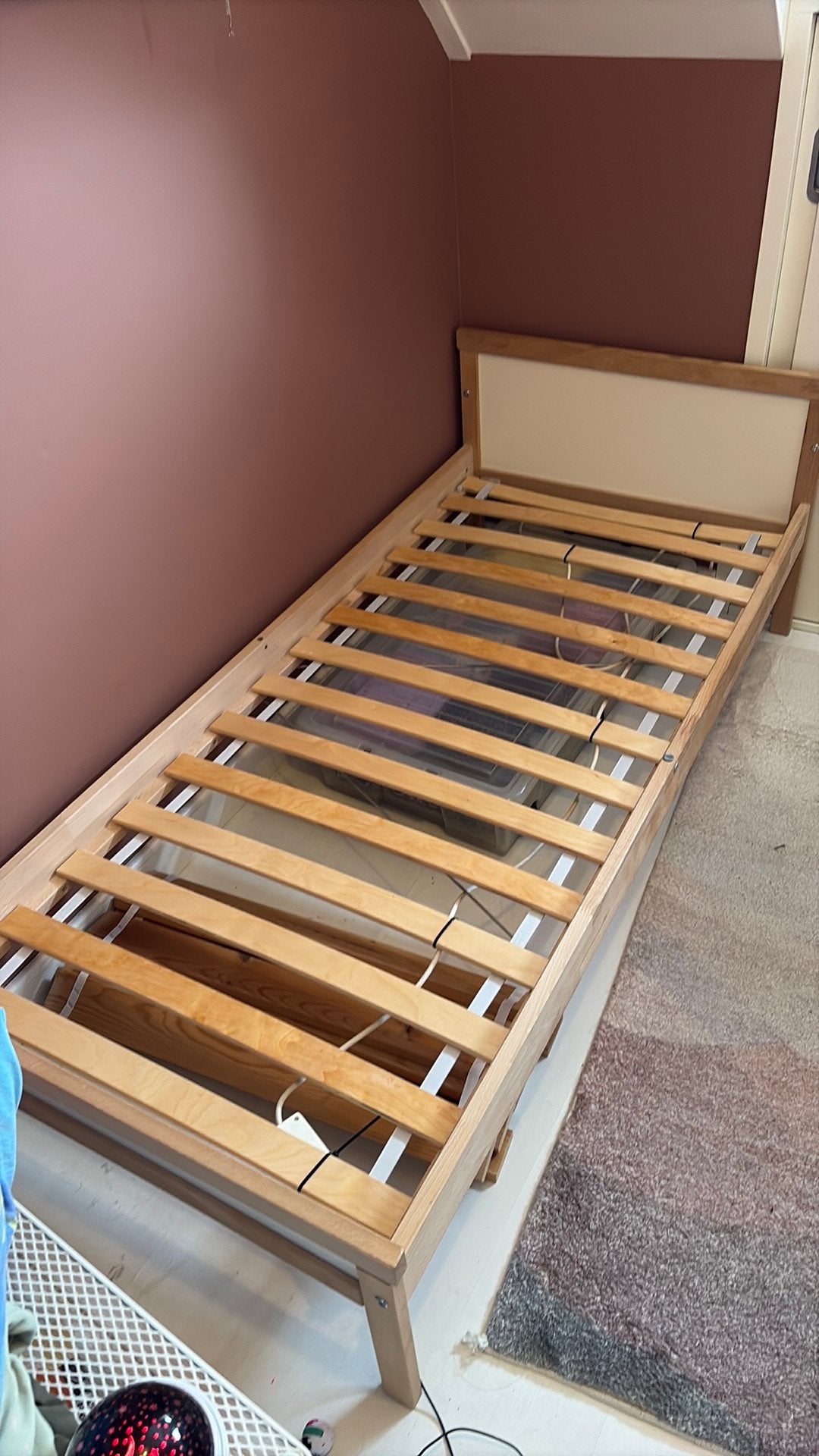 Ikea sniglar juniorbed, Ophalen, Gebruikt, 140 tot 160 cm, 70 tot 85 cm