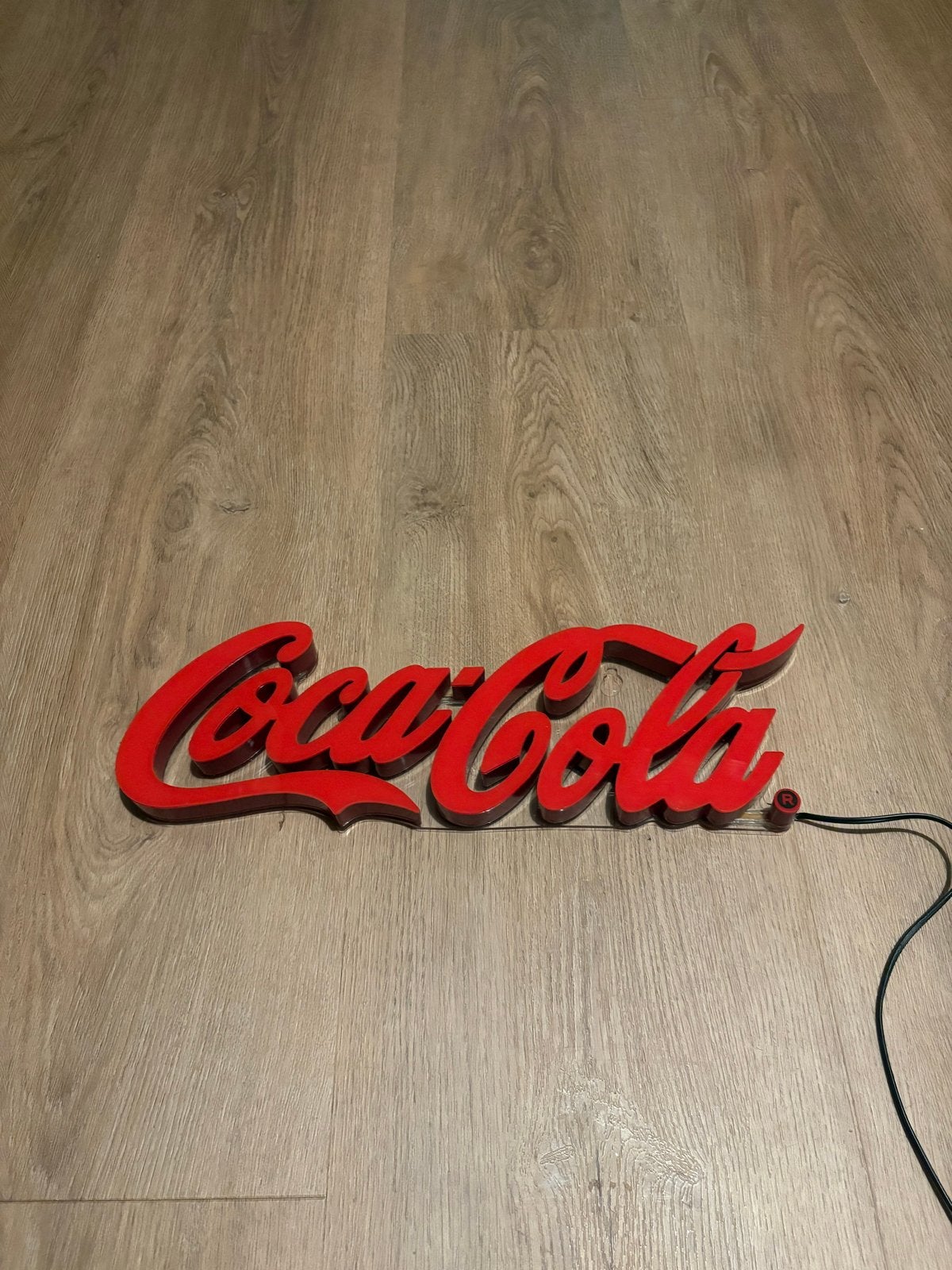 Coca-Cola LED Lichtreclame - 40x12,5 cm, Verzamelen, Ophalen of Verzenden, Zo goed als nieuw, Lichtbak of (neon) lamp
