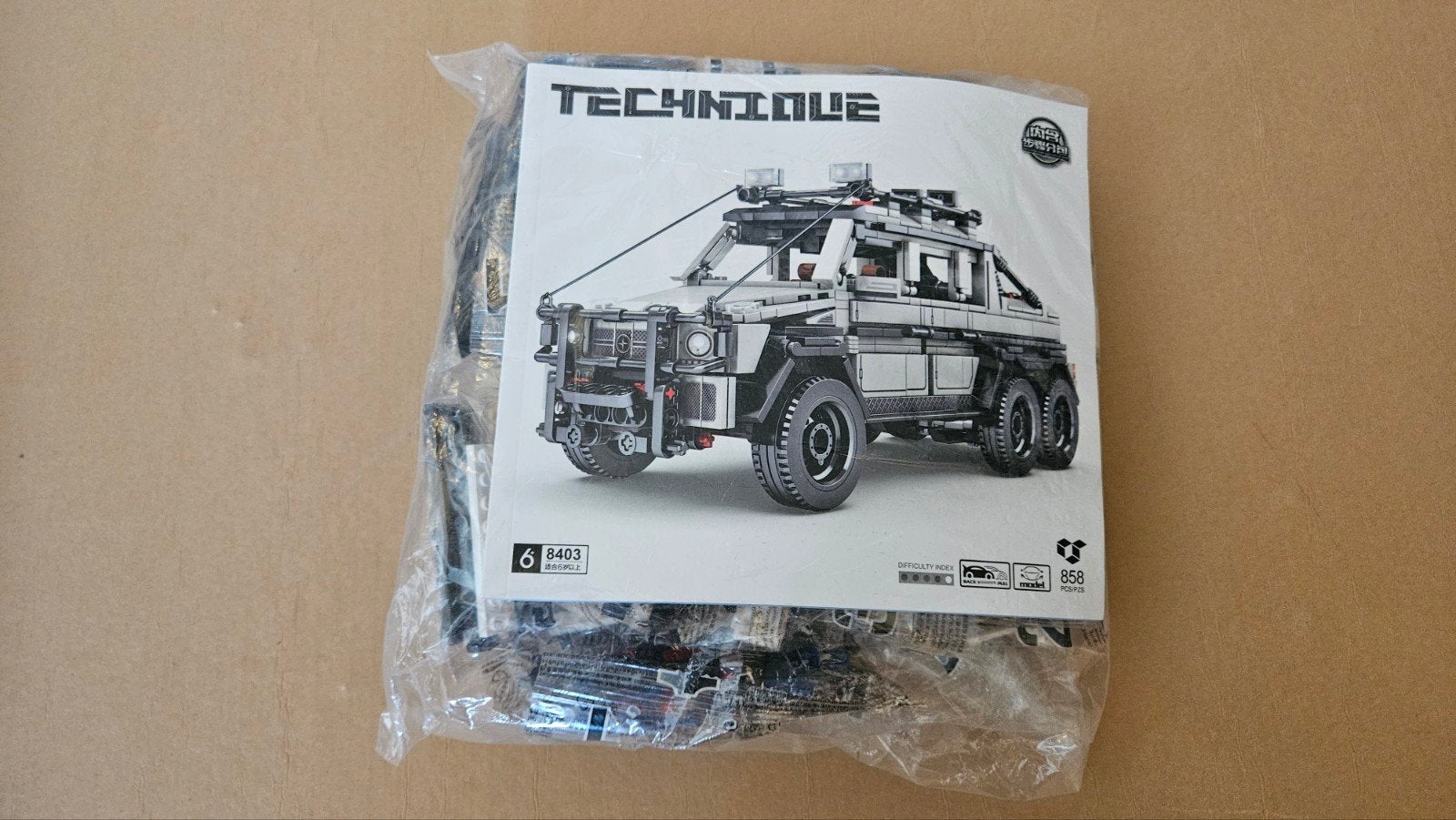 Technique Bouwset G-Klasse 6x6 (8403) - Nieuw in verpakking, Ophalen of Verzenden, Nieuw, Overige merken