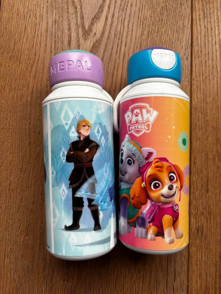 2 Mepal bekers - Frozen en Paw Patrol, Ophalen of Verzenden, Gebruikt