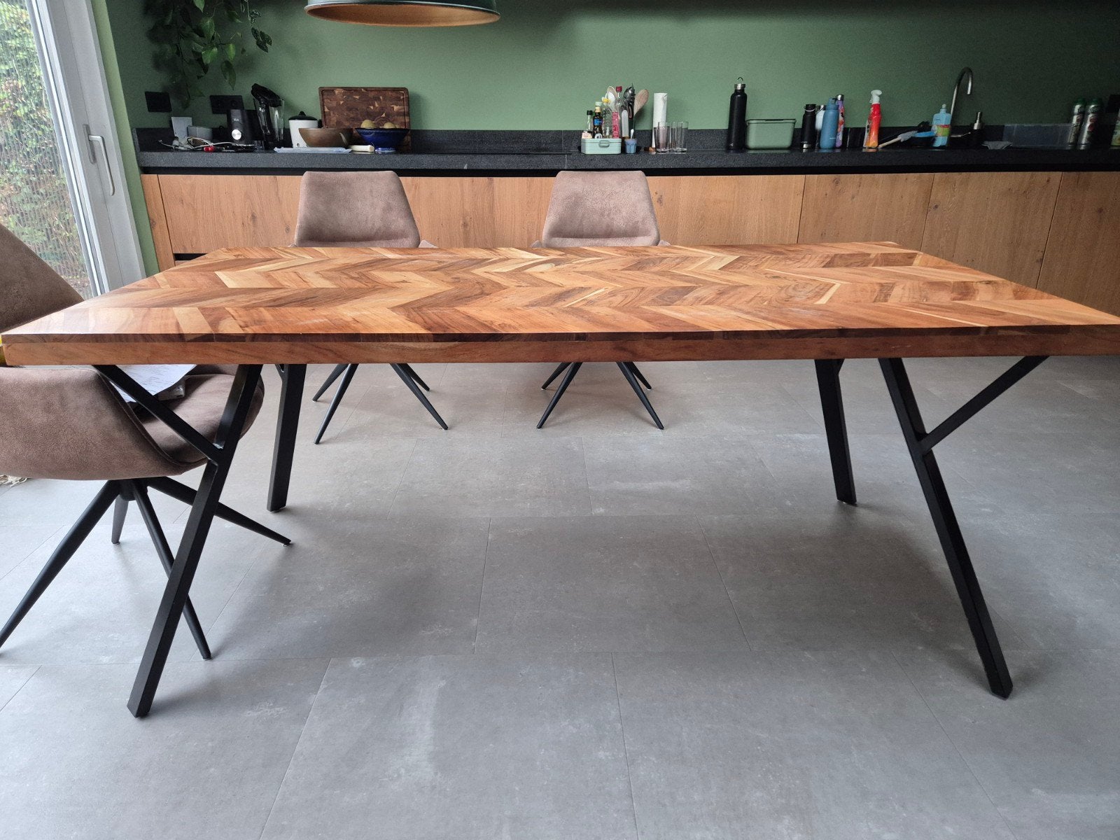 eettafel, Ophalen, Gebruikt, 50 tot 100 cm, Vijf personen of meer