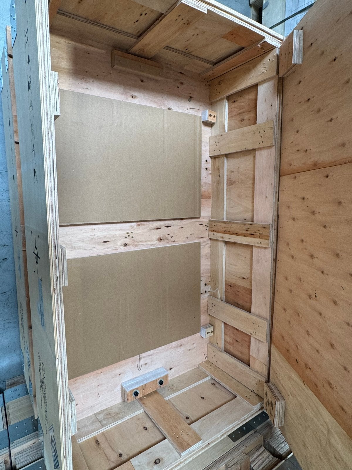 115x Stevige houten transportkisten op pallet, Ophalen, Gebruikt, 100 cm of meer, 60 cm of meer