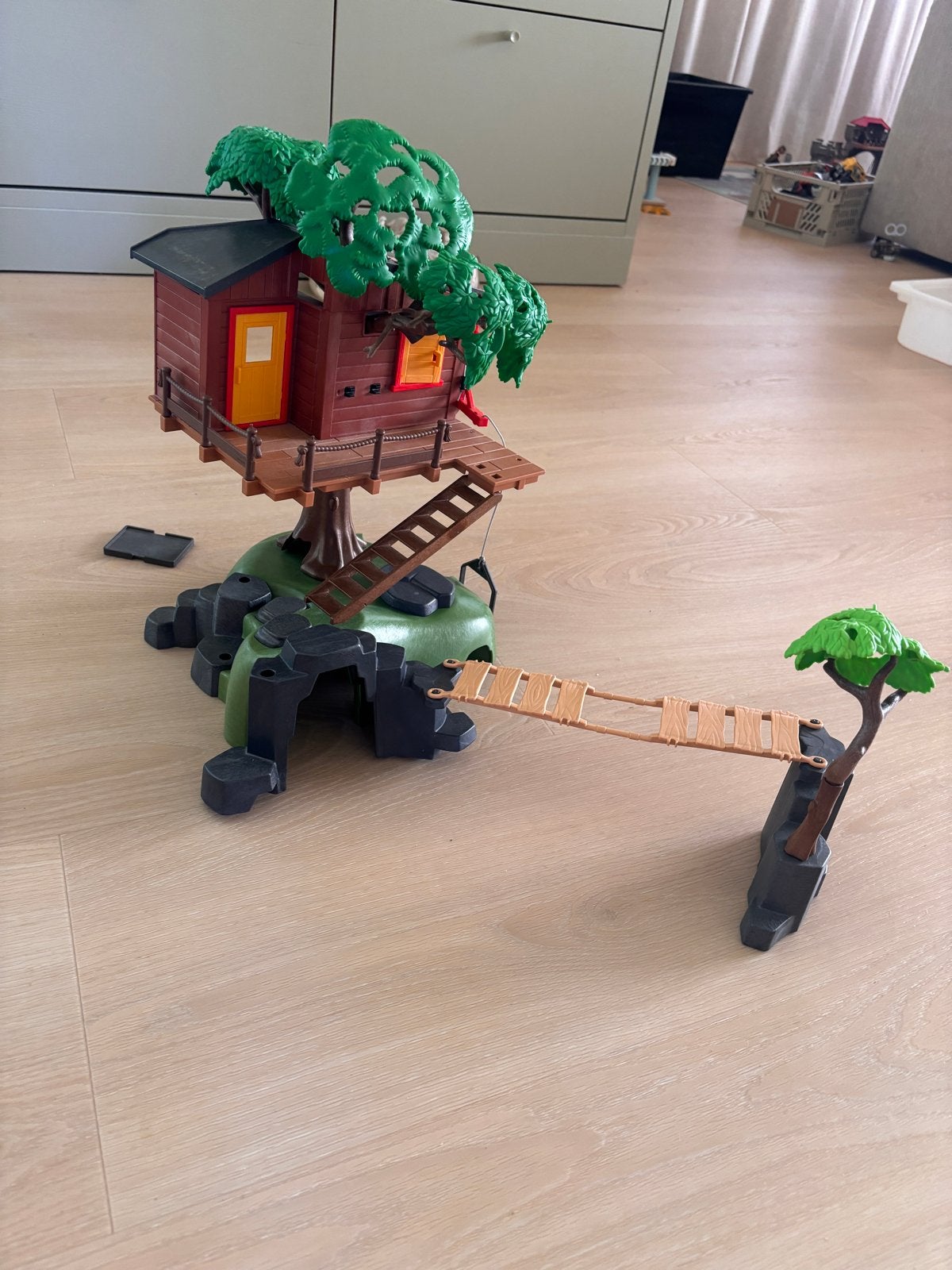 Playmobil Avontuur Boomhut met Hangbrug, Ophalen of Verzenden, Gebruikt, Jongen of Meisje