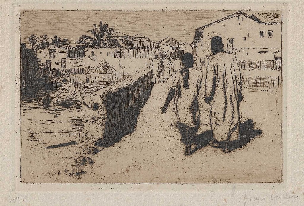 Frans Oerder Ets Zanzibar ca. 1905