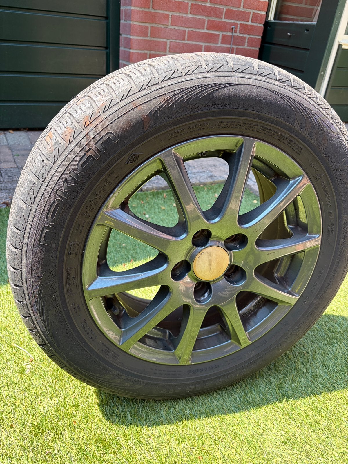 4 Rial Milano Alluminium velgen , 4x 195/65/r15, Ophalen, Gebruikt