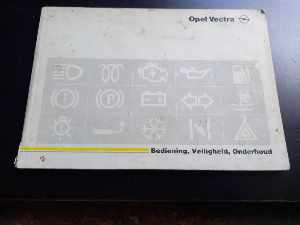 Handleiding OPEL VECTRA -A 1989 NL, Ophalen of Verzenden