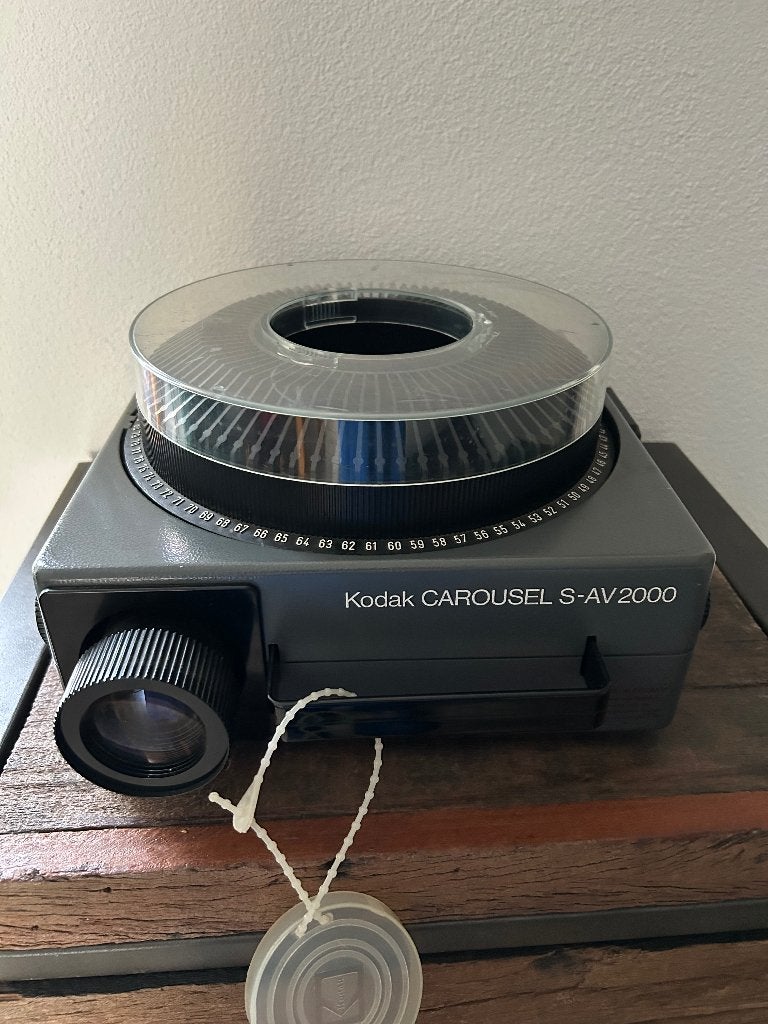 Kodak carousel S-AV2000, Ophalen, Gebruikt