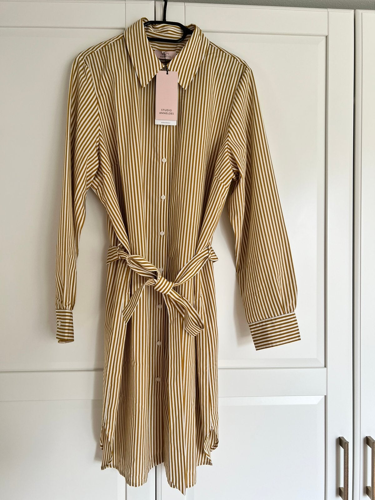 Studio anneloes whoopy stripe blouse XL honey/white NIEUW, Overige kleuren, Maat 46/48 (XL) of groter, Ophalen of Verzenden, Zo goed als nieuw