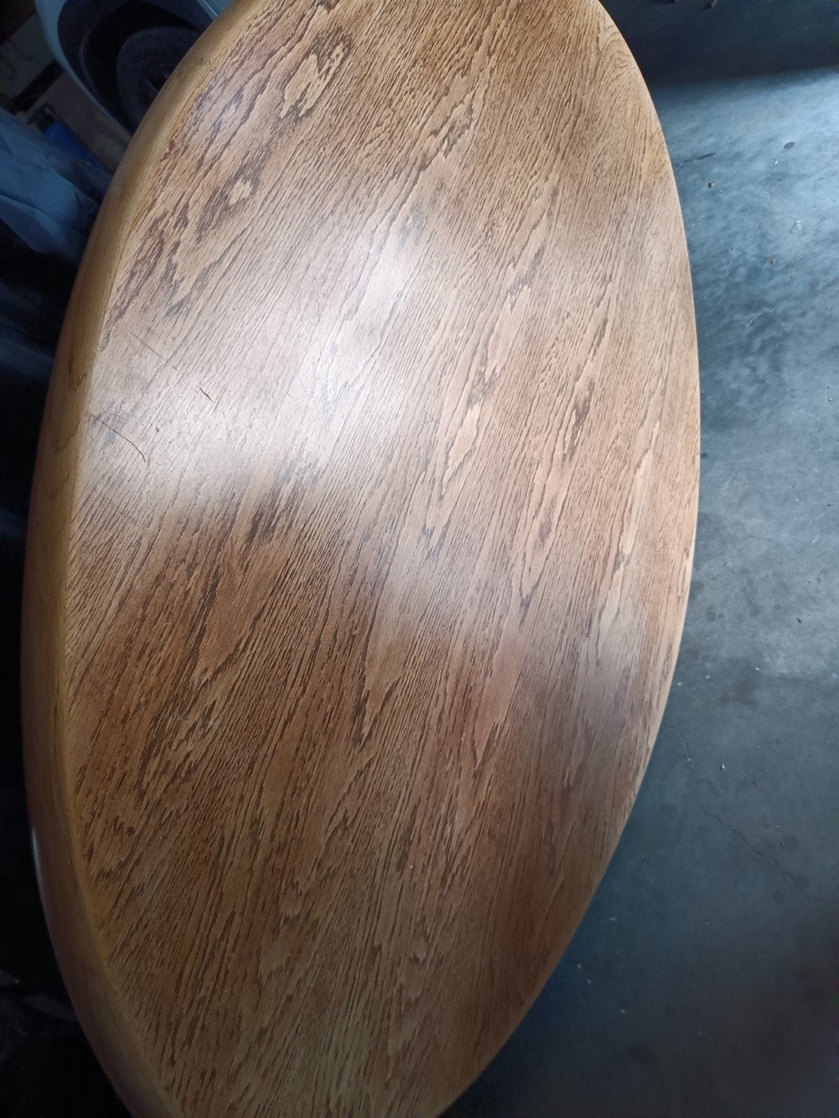 Ovale tafelblad, Ophalen of Verzenden, Gebruikt, Ovaal, 50 tot 100 cm