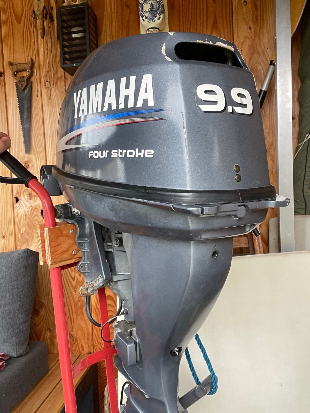 Yamaha 9.9 pk 4-takt kortstaart buitenboordmotor 2004, Ophalen of Verzenden, Gebruikt