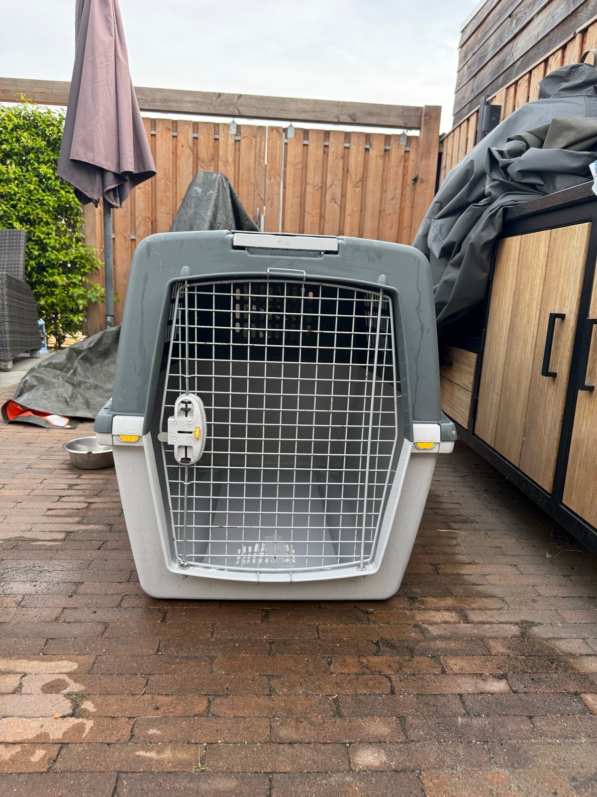 Trixie transport box L  hond 103,7 x 73,1 x 75, Dieren en Toebehoren, Ophalen, Gebruikt