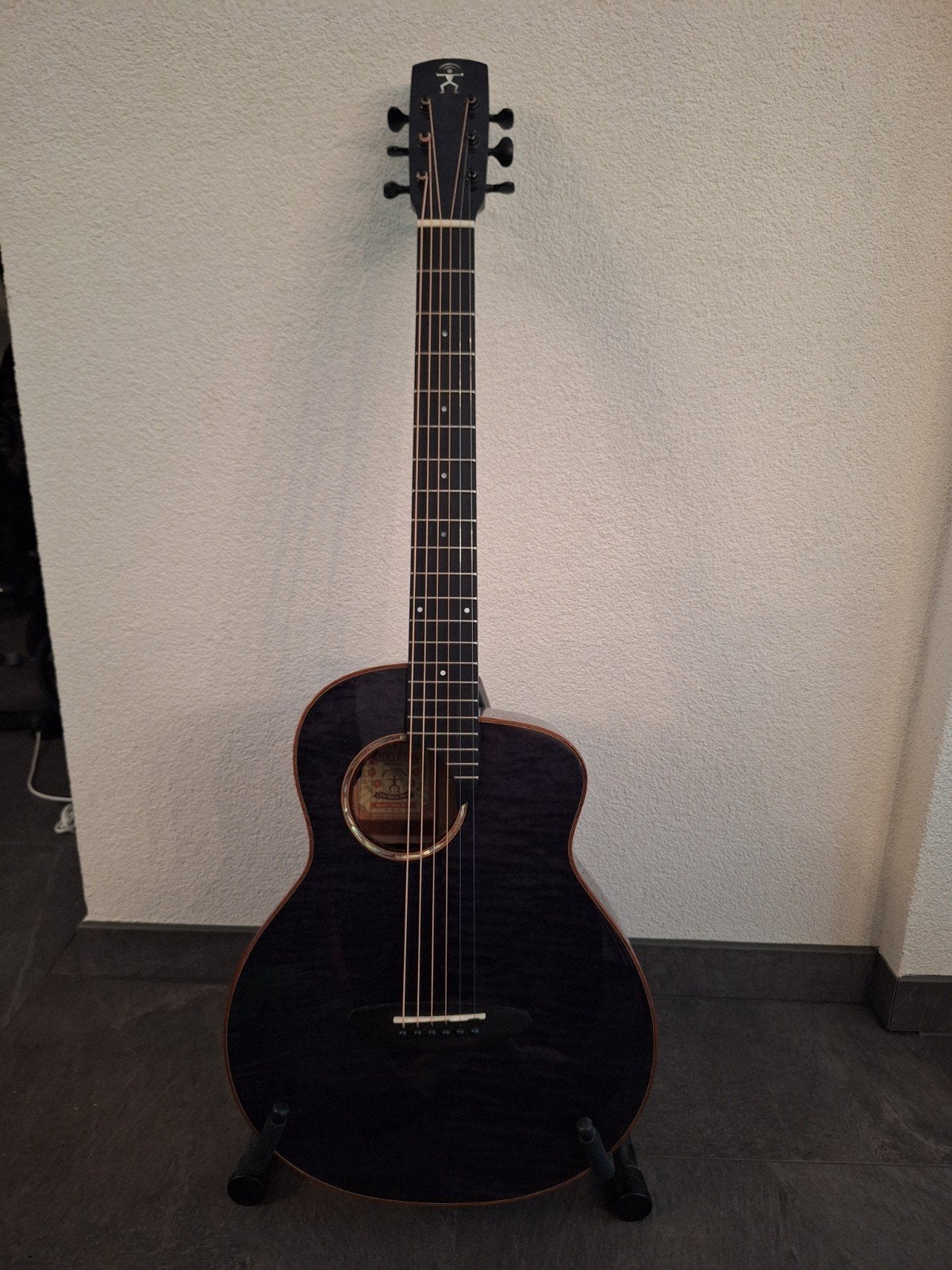 Anuenue M77E reisgitaar, Muziek en Instrumenten, Ophalen of Verzenden, Zo goed als nieuw, Western- of Steelstringgitaar