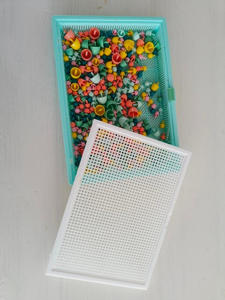 Mozaïek bord, Kinderen en Baby's, Speelgoed | Educatief en Creatief, Ophalen, Zo goed als nieuw, Puzzelen