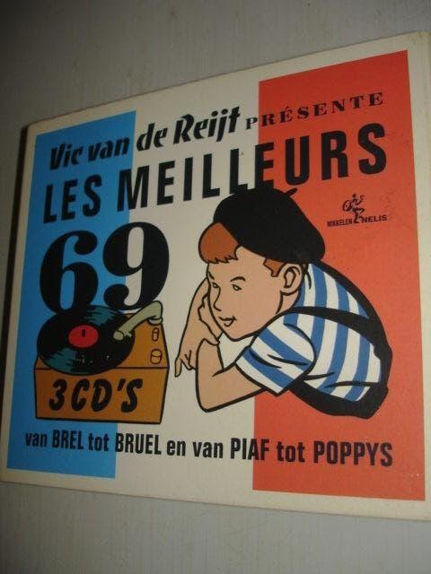 Vic van de Reijt- Les Meilleurs 69- Franse Liedjes- 3-CD- NI, Verzenden, Nieuw in verpakking, Pop, Boxset