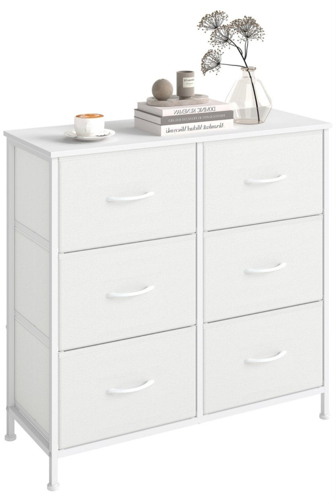 Commode kast met 6 lades en mandjes - Nieuw in doos, Huis en Inrichting, Ophalen, 5 laden of meer, Nieuw, 50 tot 100 cm