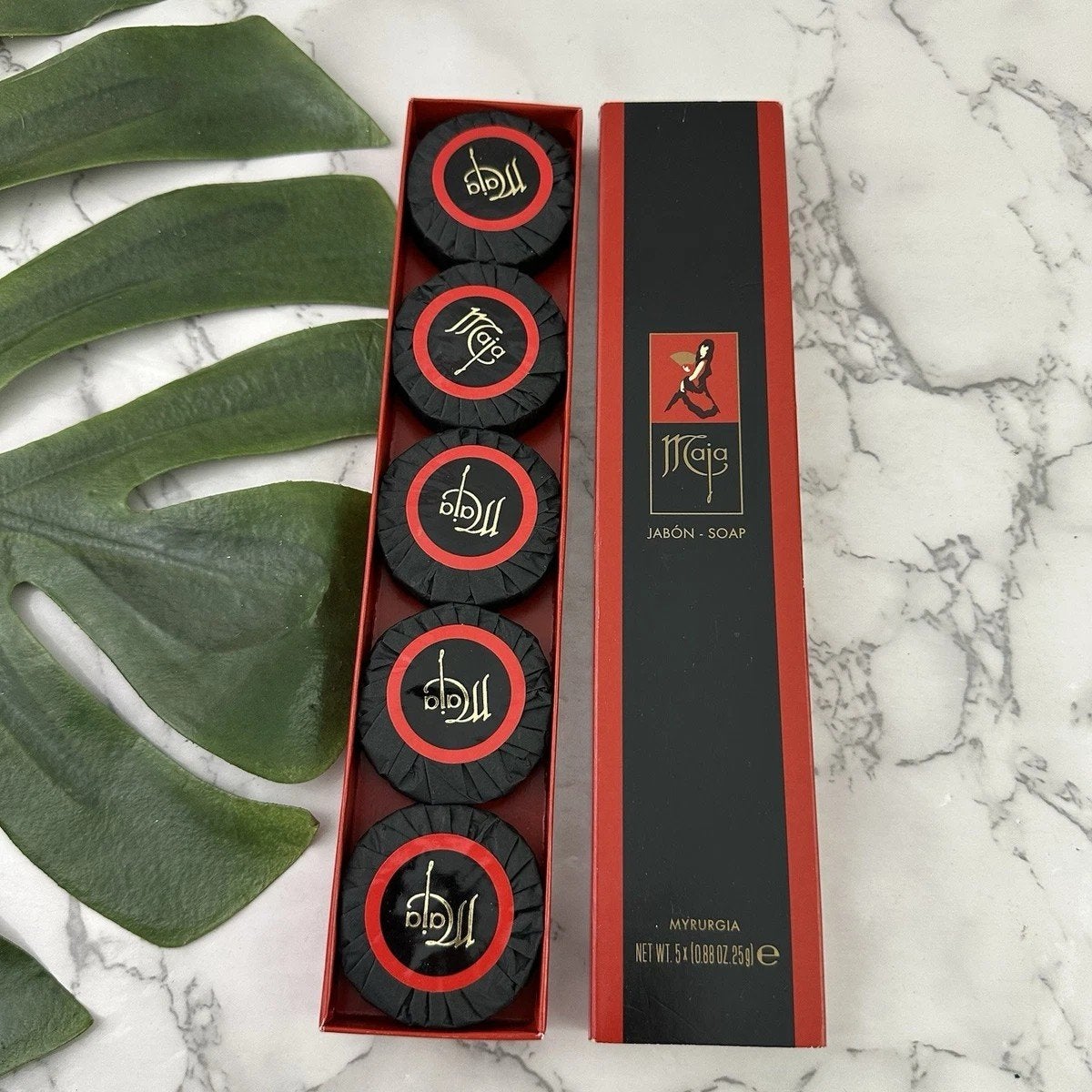 Vintage Maja Myrurgia Luxe zeepjes (5 stuks x 25g) NIEUW, Ophalen of Verzenden, Nieuw, Overige typen