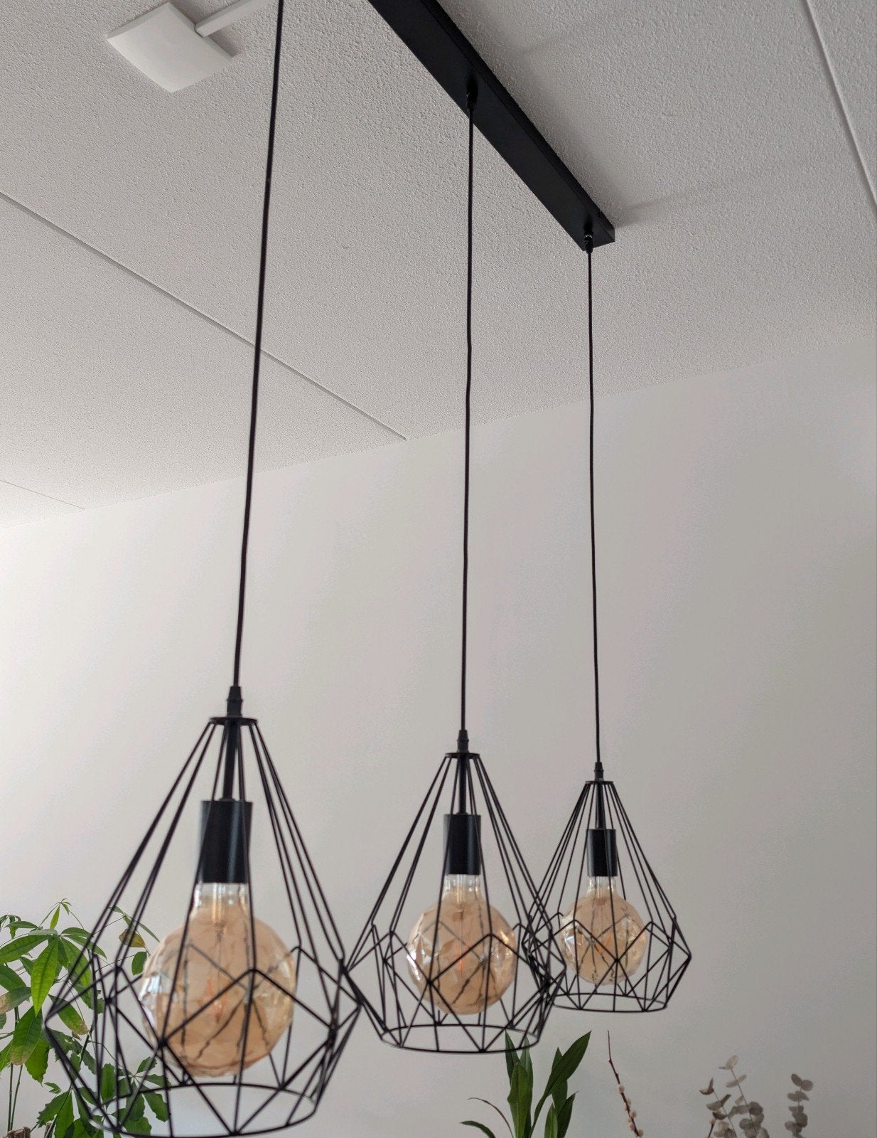 Mooie industriële lamp, Ophalen