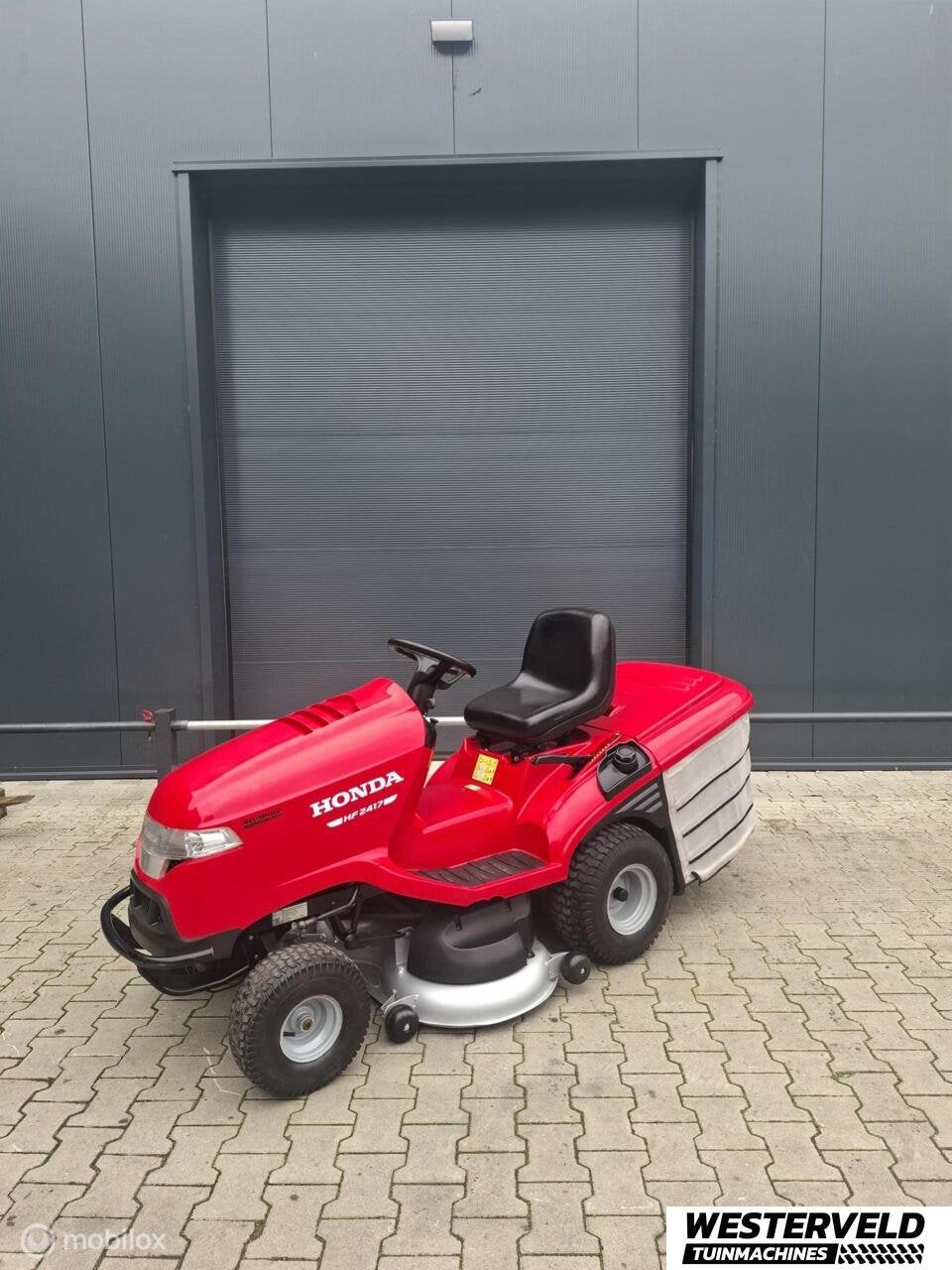 Gebruikte Honda HF2417 zitmaaier met opvang 102 cm 2cilinder, Honda, Gebruikt, Honda, Info@westerveldtuinmachines.nl