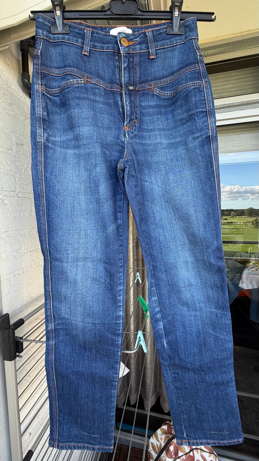 Closed Pedal Pusher Jeans - Italiaanse maat 42, Kleding | Dames, Verzenden, Zo goed als nieuw, Blauw, Overige jeansmaten