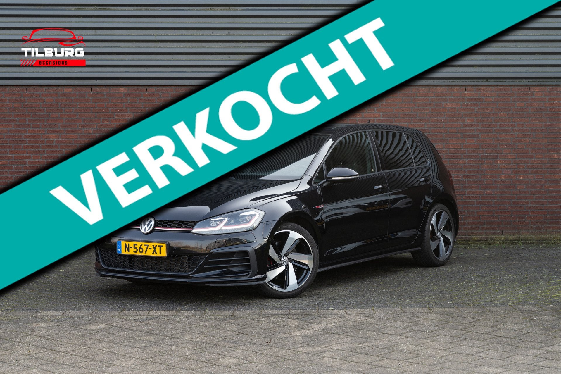 Volkswagen Golf 2.0 TSI GTI Performance | PANO | NAVI | PDC, Auto's, Volkswagen, Euro 6, 4 cilinders, Zwart, Leder