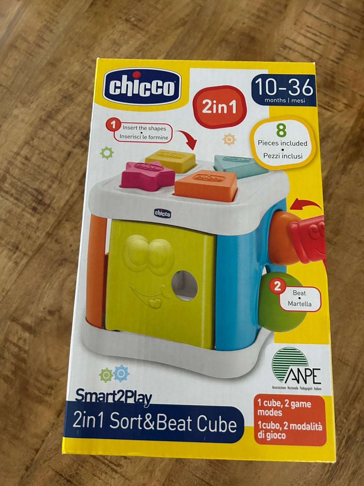 Chicco speelgoedkubus/vormenstoof NIEUW, Ophalen of Verzenden, Nieuw, Overige typen
