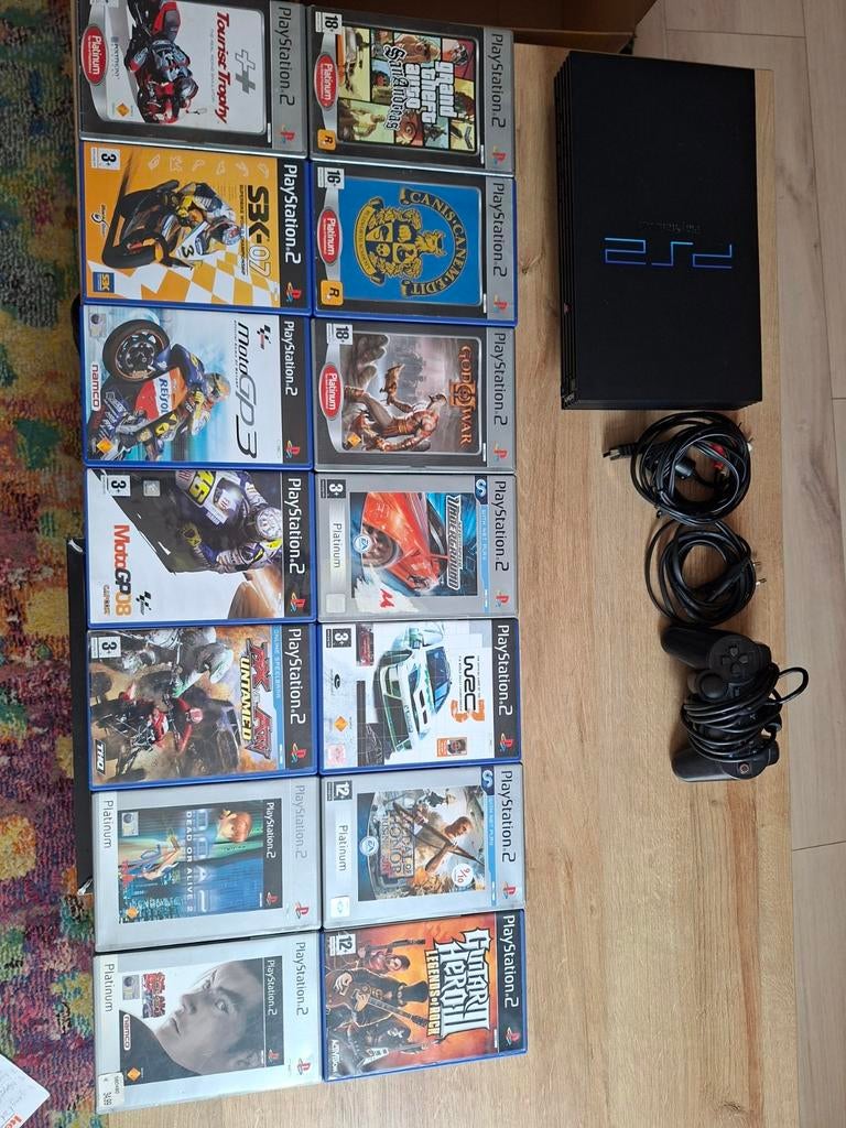 Ps2 zeer compleet met games spellen playstation 2, Spelcomputers en Games, Spelcomputers | Sony PlayStation 2, Ophalen of Verzenden
