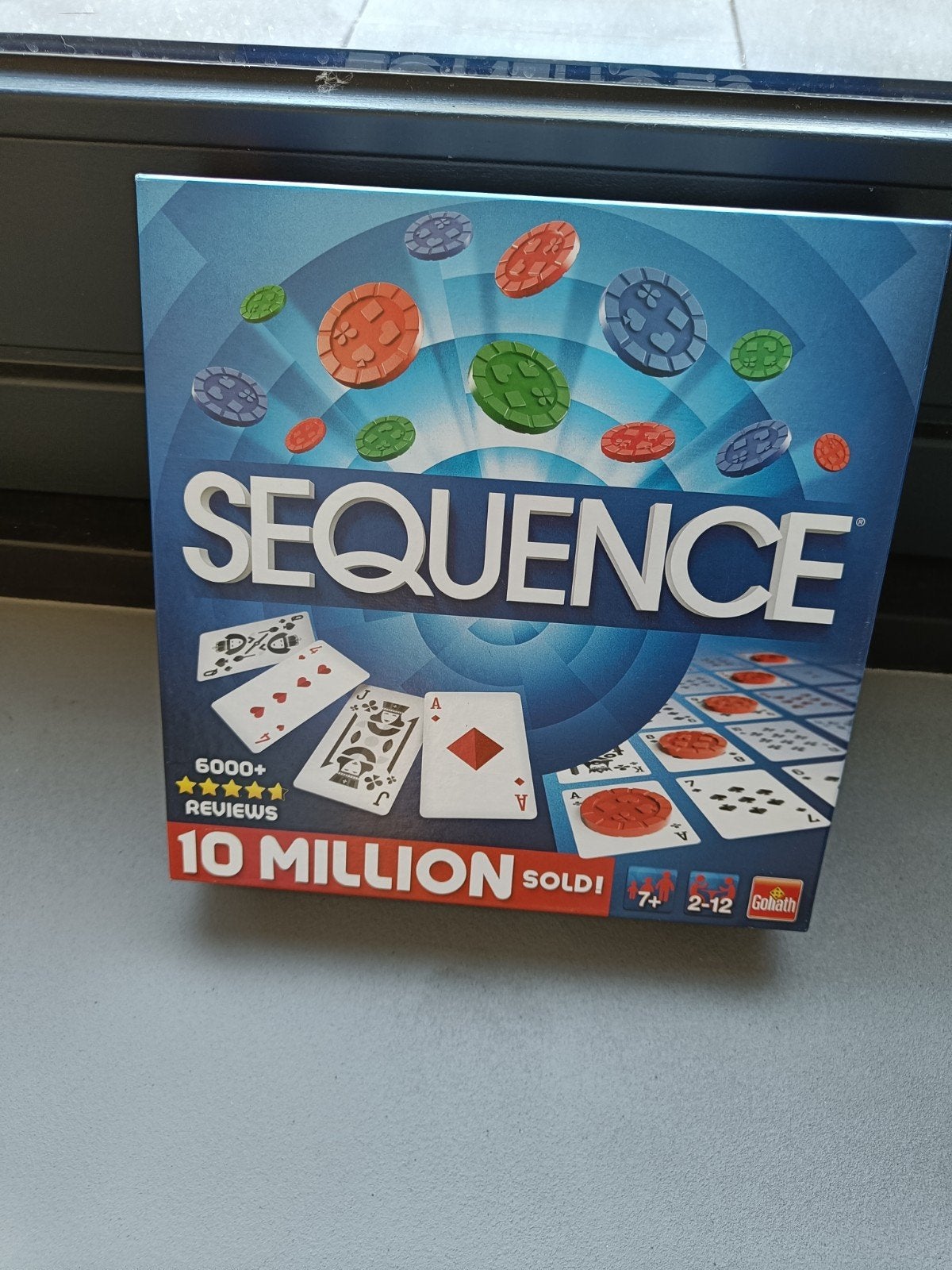 Sequence Bordspel - Strategisch Kaartspel voor Familie, Vijf spelers of meer, Ophalen of Verzenden, Zo goed als nieuw, Goliath