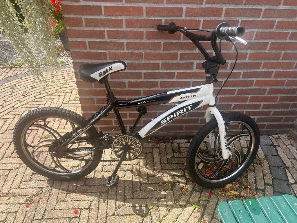 Spirit BMX 20 inch – zwart/wit, Ophalen, Gebruikt, Staal