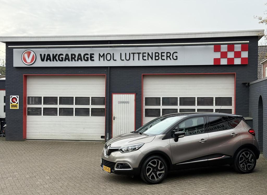 Renault Captur Energy TCe 90PK Dynamique, TREKHAAK, ACHTERUI, Auto's, Voorwielaandrijving, Gebruikt, Zwart, Bruin