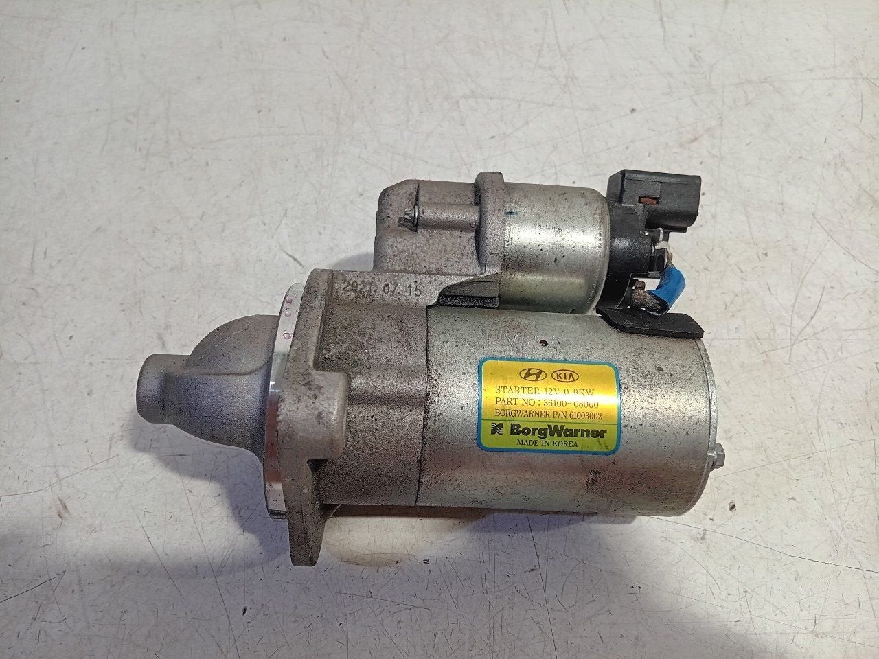 Startmotor Kia Stonic, Onderdelen@venauto.nl, Van der Ven Autorecycling B.V., Gebruikt, Ettenseweg 76, 4706 PB Roosendaal, The Netherlands