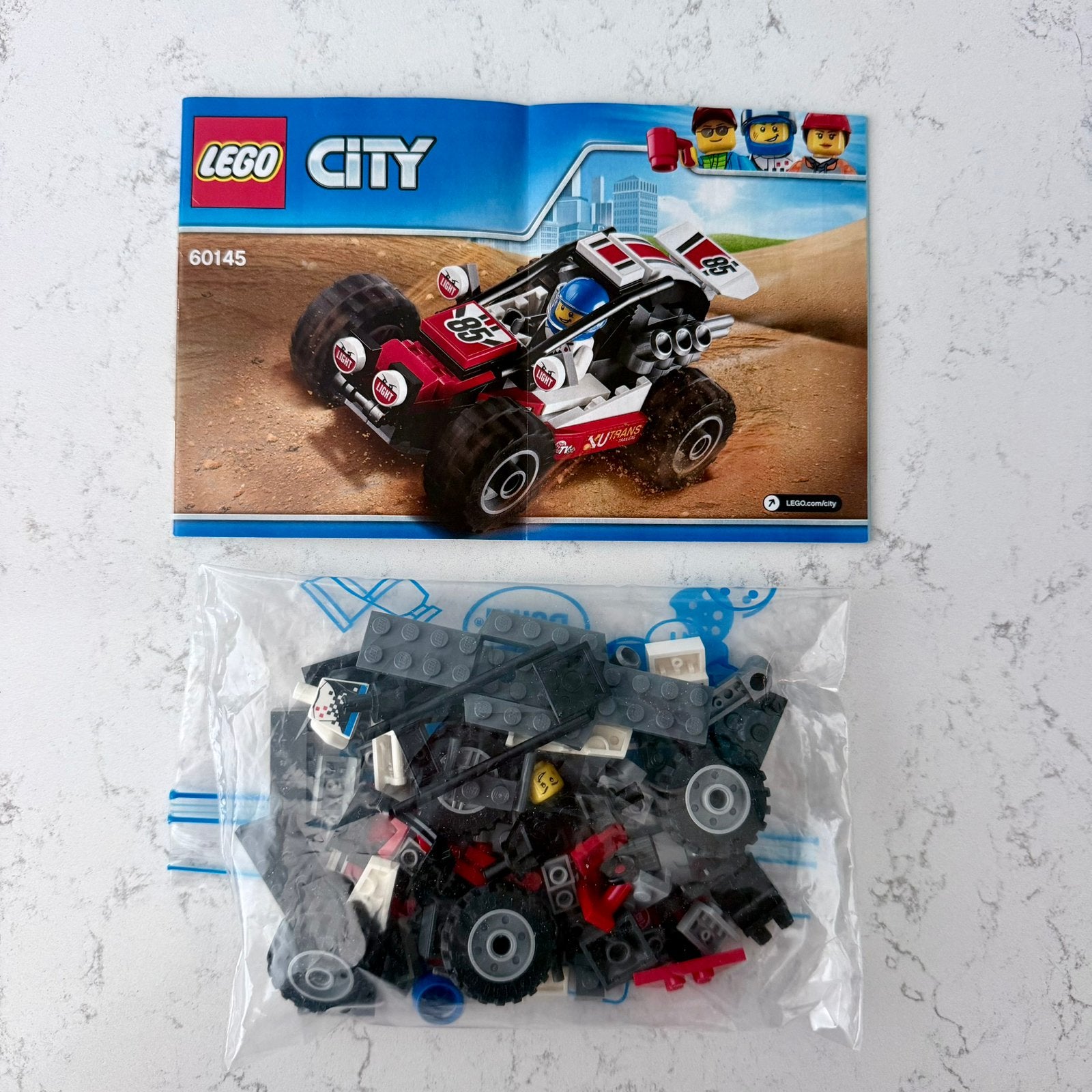 LEGO 60145 | City Buggy met boekje, Ophalen, Compleet, City, Lego