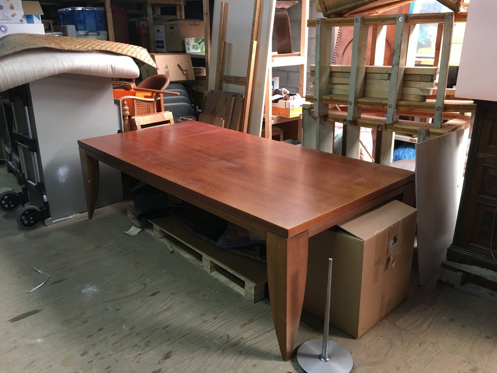 Jan des Bouvrie eettafel 240x120x80 cm, Ophalen