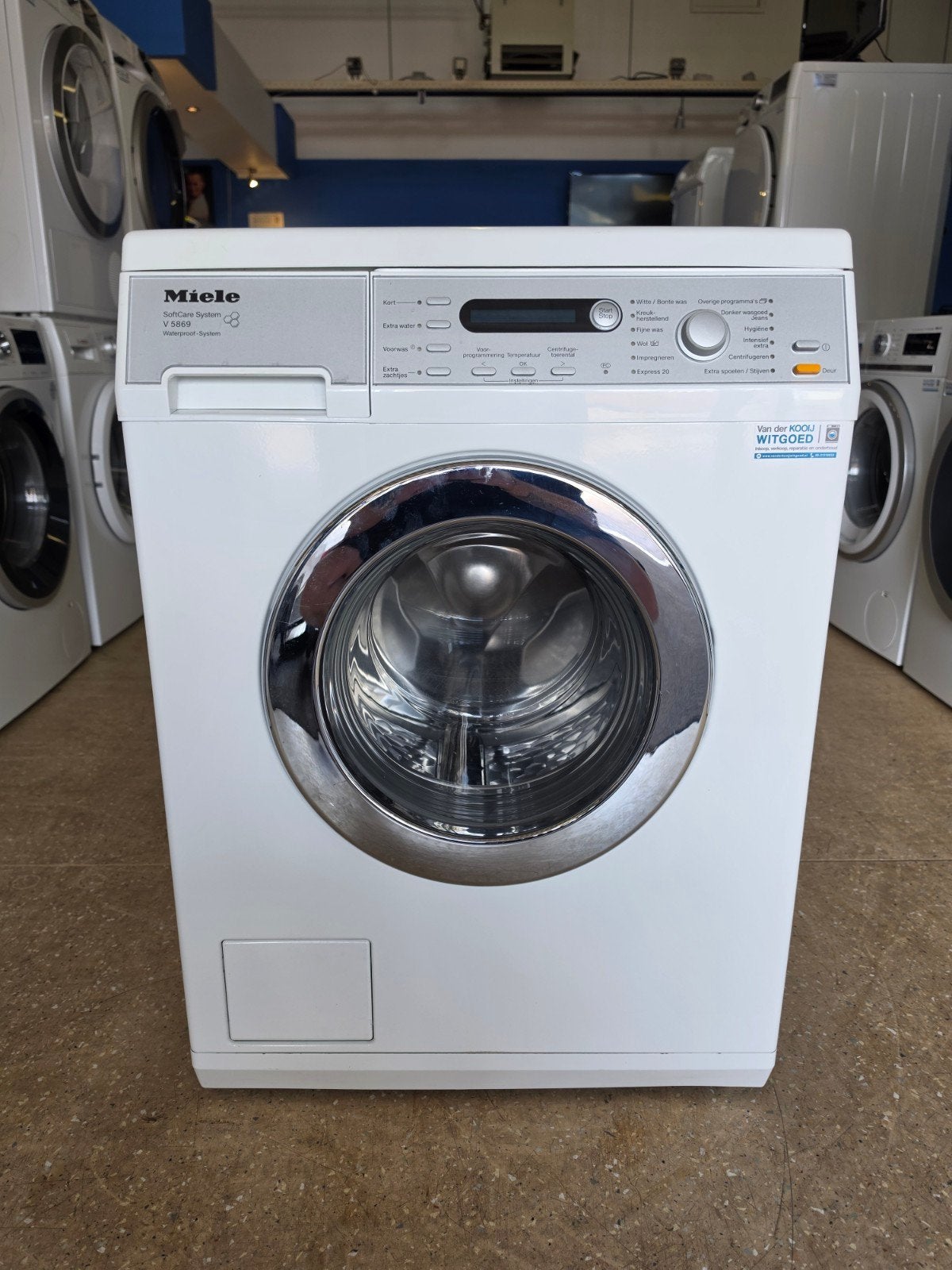 Miele V 5869 Softcare wasmachine | 7 kilo | Gratis thuis ✅️, Witgoed en Apparatuur, Wasmachines, Jirnsum, 6 tot 8 kg, Ophalen of Verzenden