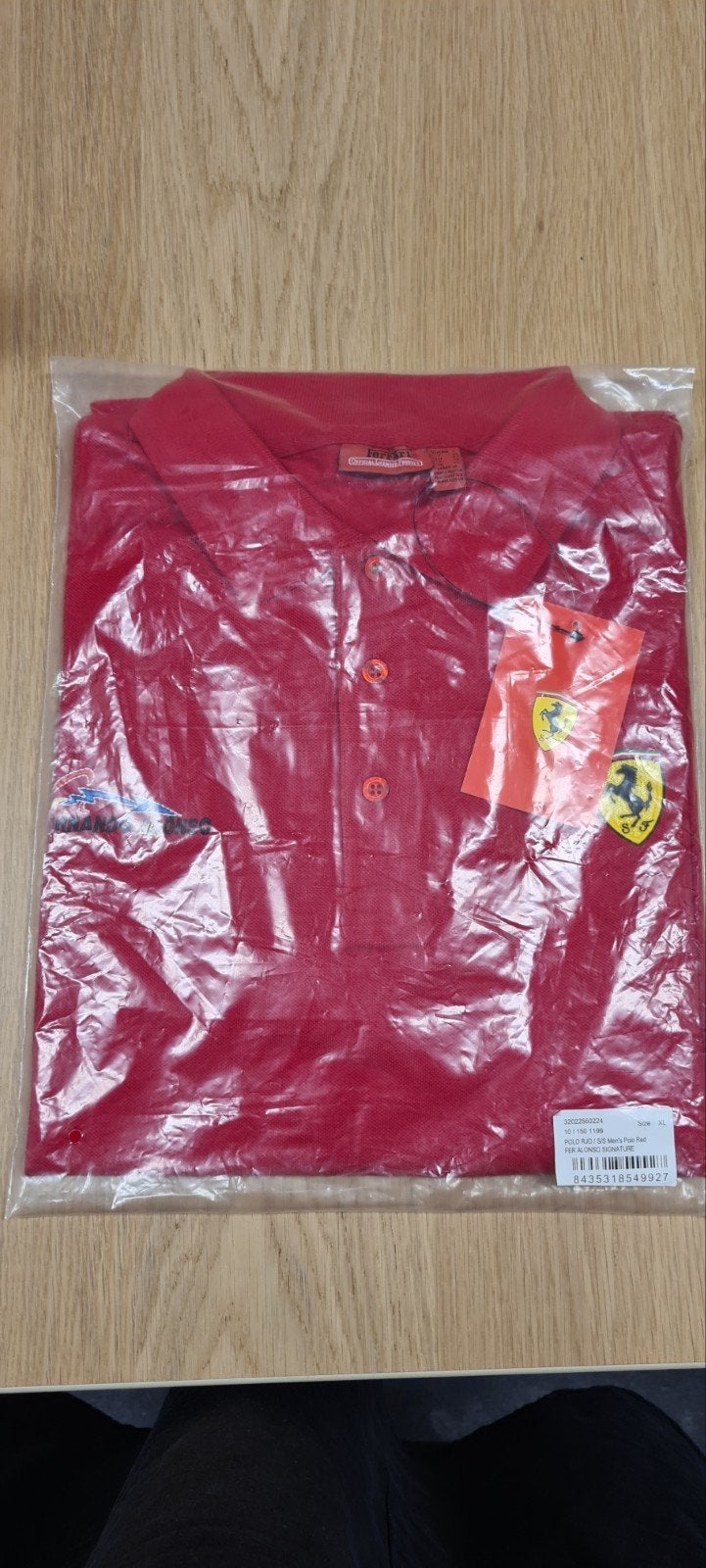 Ferrari poloshirt logo Fernando Alonso  - Maat XL, Ophalen of Verzenden, Nieuw, Ferrari