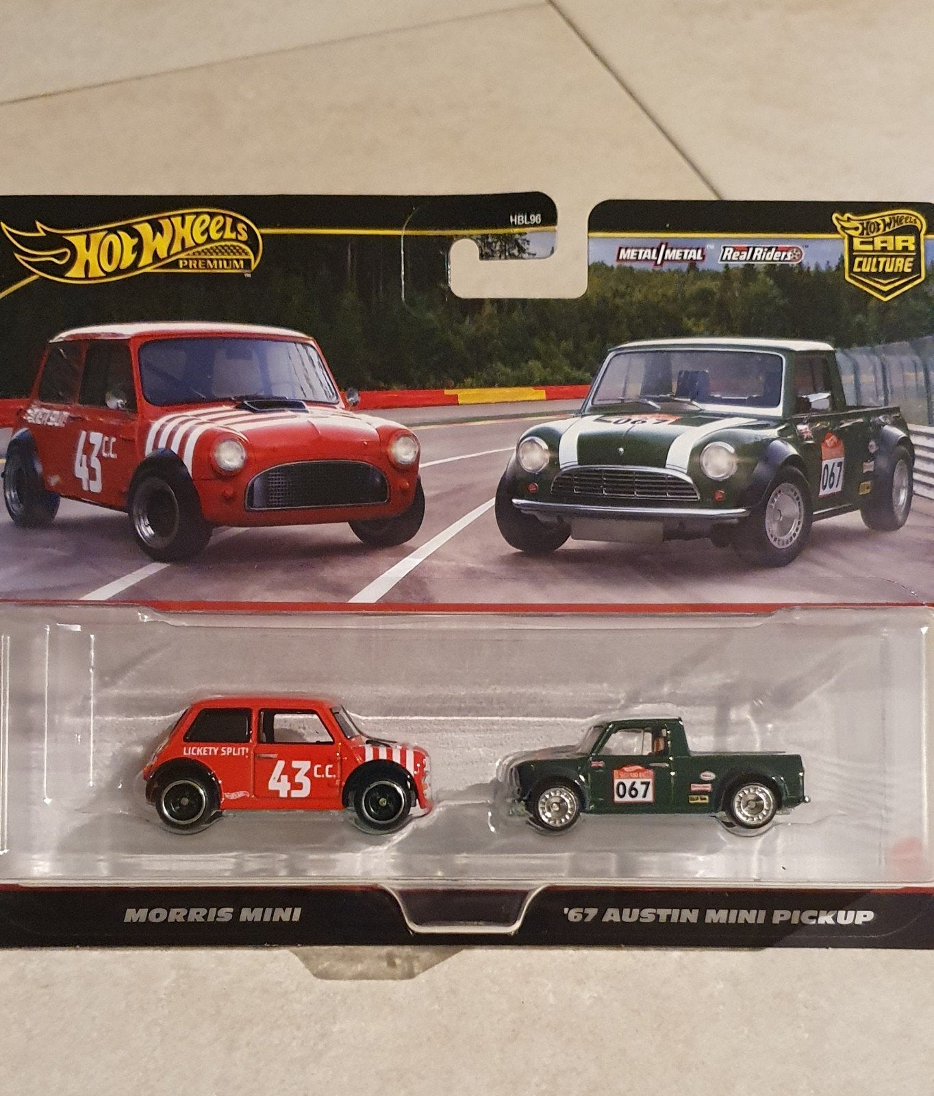 Hot Wheels Premium Car Culture Morris Mini & '67 Austin Mini, Ophalen of Verzenden, Nieuw, Auto
