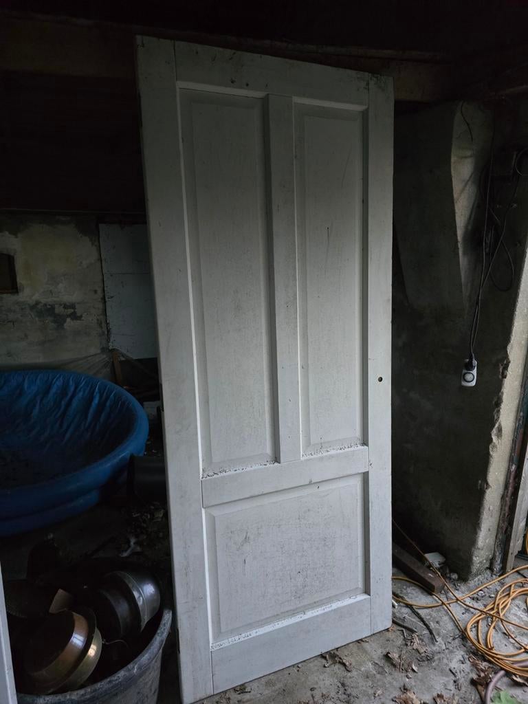 Stompe paneeldeur 88x211,5, Ophalen, Binnendeur, 200 tot 215 cm
