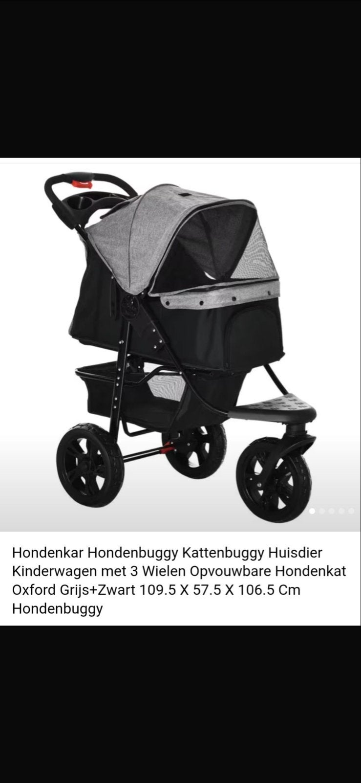Honden buggy, Ophalen