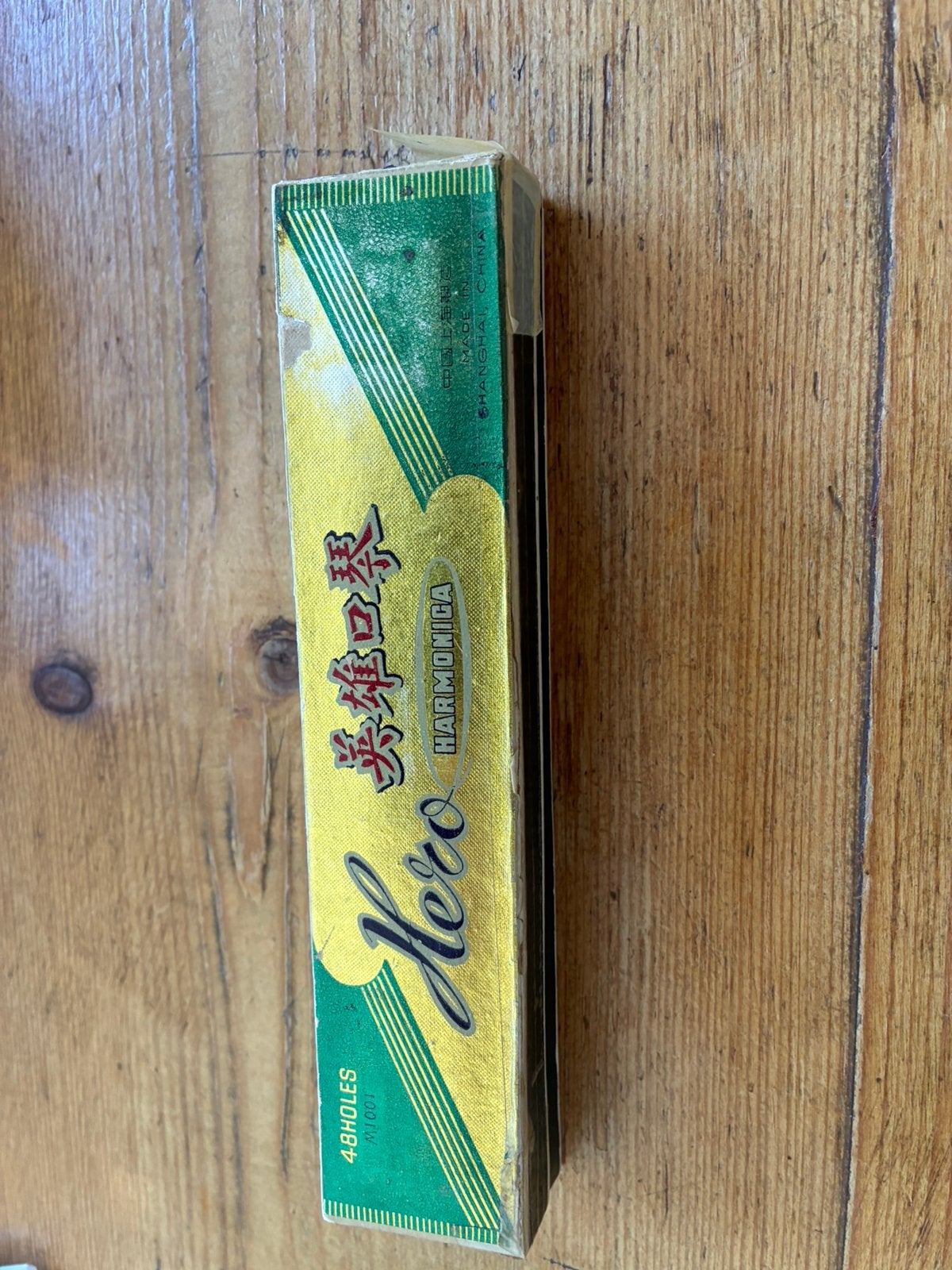 Vintage Hero tremolo mondharmonica, Ophalen of Verzenden, Gebruikt, Met koffer of doosje