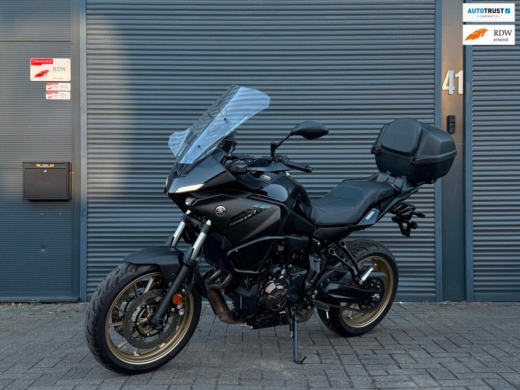 Yamaha Tracer 7 GT 2024 Black LED|Beugels|Topk|Full, LED Verlichting, Bedrijf, Meer dan 35 kW, Toermotor