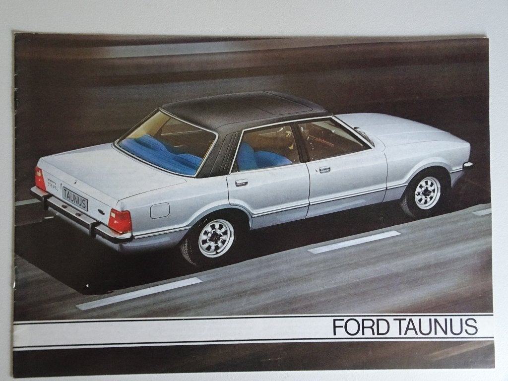 Ford Taunus brochure uit 1978  i.z.g.st., Gelezen, Ford, Ophalen of Verzenden, Ford