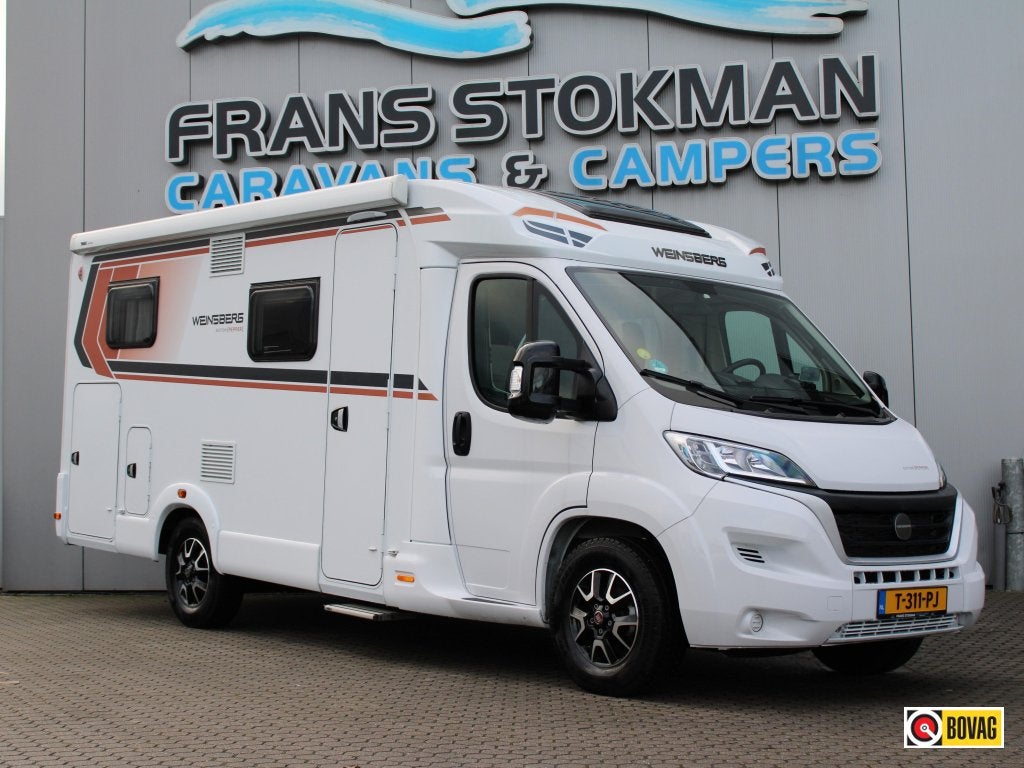 Weinsberg Pepper 600 MEG Dakairco Enkele bedden Fietsenrek, Caravans en Kamperen, Campers, Weinsberg, Ringverwarming, Fiat, Tot en met 2