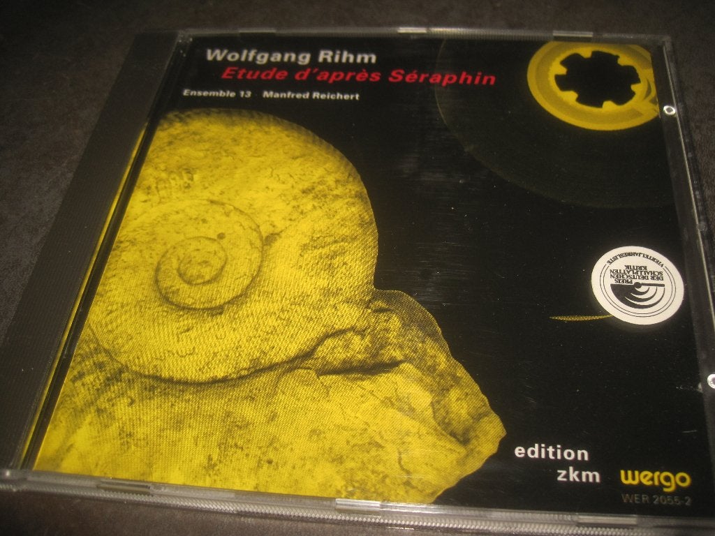 Wolfgang Rihm Etude d'apres Seraphin Ensemble 13 op Wergo, Ophalen of Verzenden, Classicisme, Zo goed als nieuw, Kamermuziek