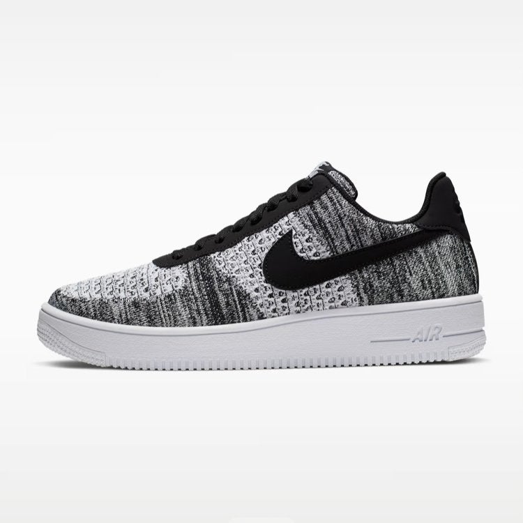 Nike Air Force 1 Flyknit 2.0 Zwart/Wit Sneakers, Ophalen of Verzenden, Zo goed als nieuw, Zwart, Sneakers of Gympen