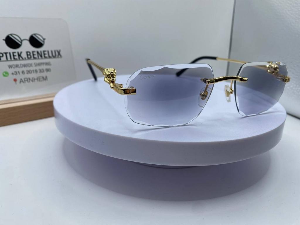 Cartier Pantheré Goud verkleurd in zonlicht zwart, Sieraden, Tassen en Uiterlijk, Zonnebrillen en Brillen | Heren, Ophalen of Verzenden