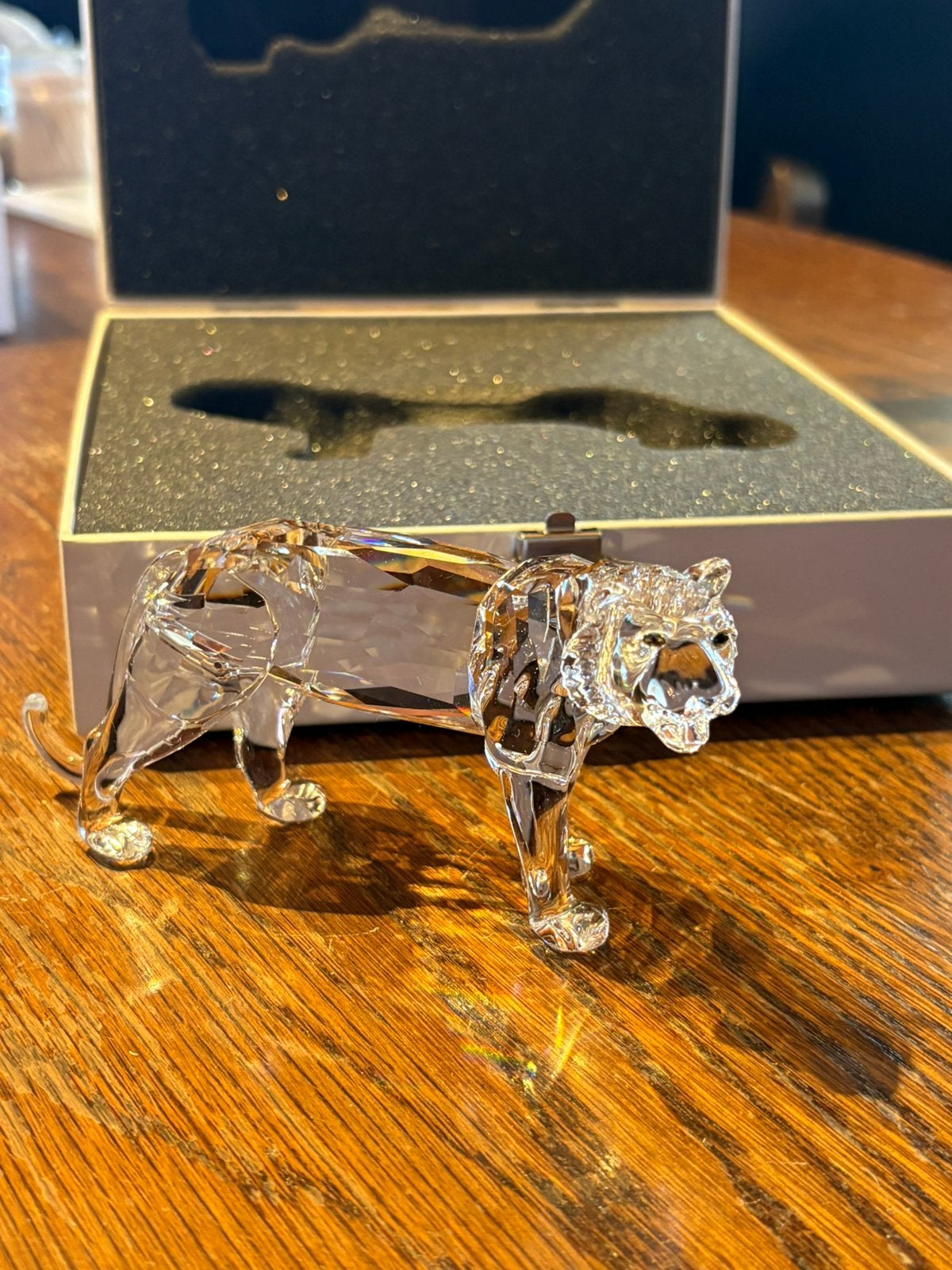 Panter, Verzamelen, Swarovski, Ophalen of Verzenden, Zo goed als nieuw, Figuurtje