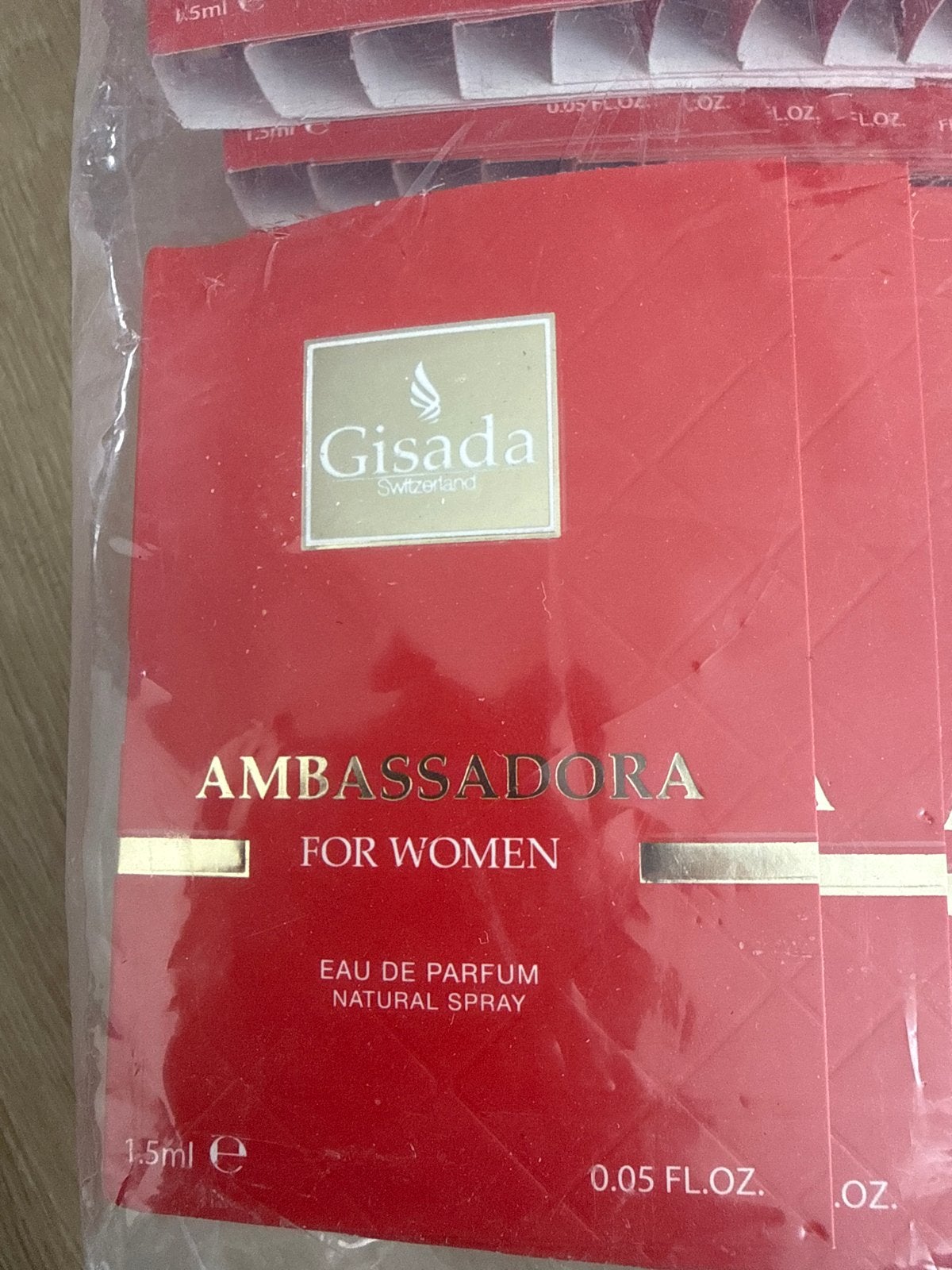100 Gisada Ambassadora parfum testers 1.5ml (150ml totaal), Sieraden, Tassen en Uiterlijk, Uiterlijk | Parfum, Ophalen of Verzenden