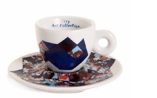 Gevraagd kopje uit de illy art serie michael beutler origami, Verzenden, Zo goed als nieuw, Porselein, Kop en/of schotel